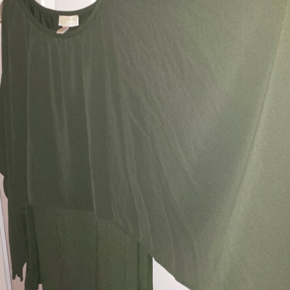 Michael Kors plus top Olive Green